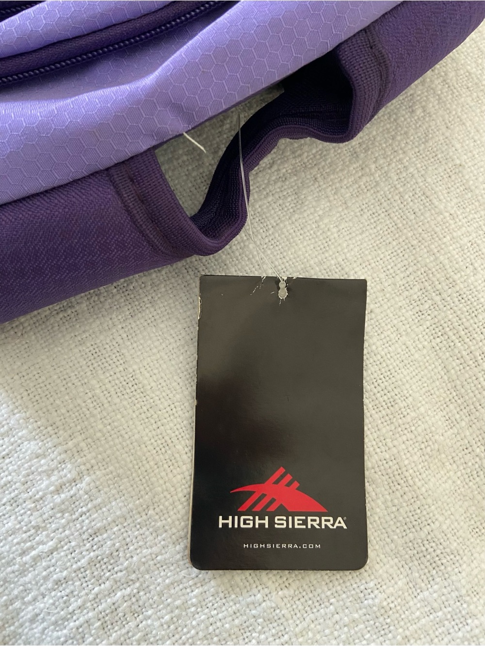 NWT High Sierra Backpack Purple and White Standard Size OS - Picture 2 of 15